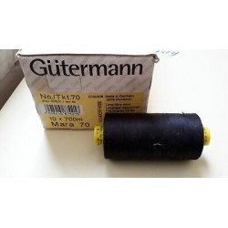 Spoletta filato Gutermann Tilolo No 70 MARA colore marrone scuro 8489
