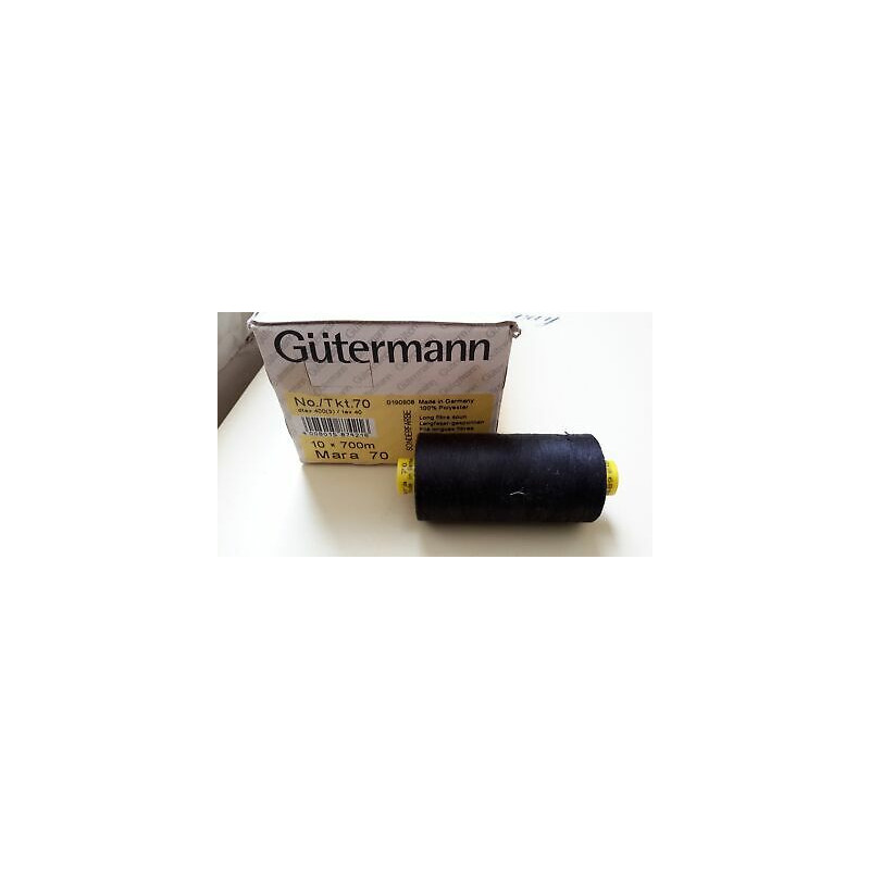 Spoletta filato Gutermann Tilolo No 70 MARA colore marrone scuro 8489