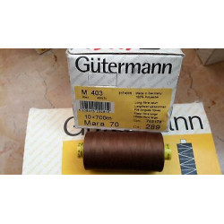 Spoletta filato Gutermann Tilolo No 70 MARA colore marroncino 289