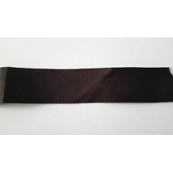 Metri 5 di Passamaneria in tessuto liscio cotone 100% marrone alta cm. 2,5