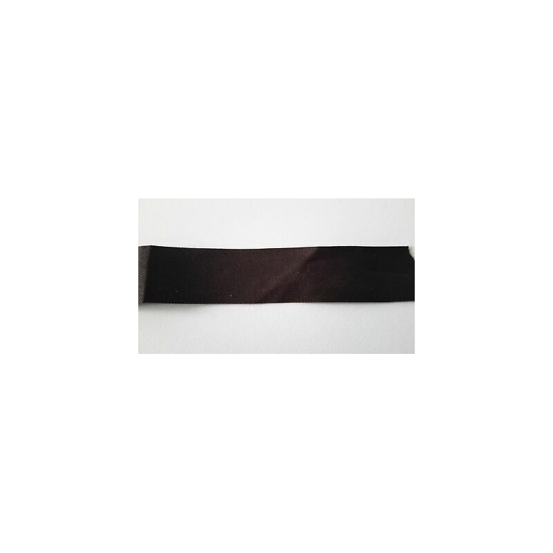 Metri 5 di Passamaneria in tessuto liscio cotone 100% marrone alta cm. 2,5