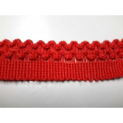 Metri 1 di Passamaneria in tessuto colore rosso alta cm. 2,5
