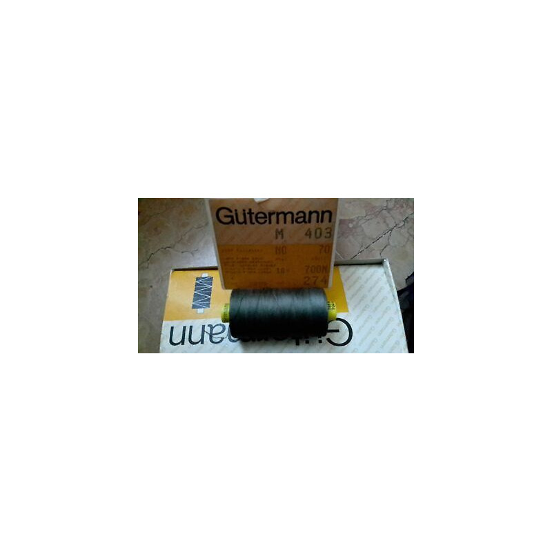 Spoletta filato Gutermann Tilolo No 70 M403 colore grigio 274