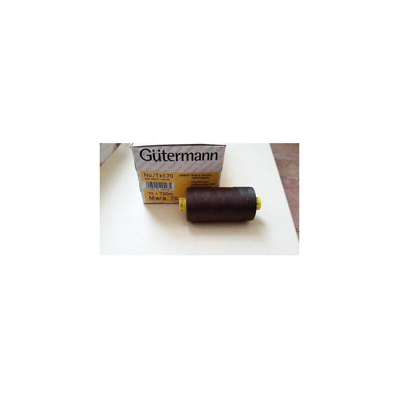 Spoletta filato Gutermann Tilolo No 70 MARA colore marrone 673