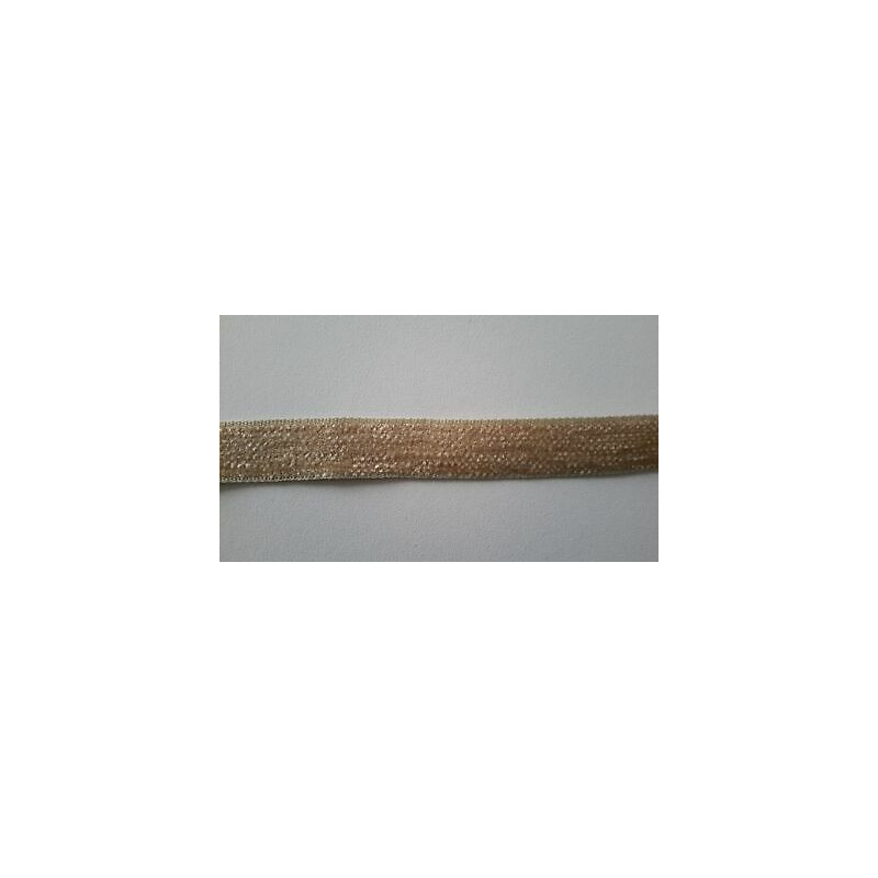 Metri 5 di Passamaneria fettuccia in tessuto ciniglia beige alta cm. 1,5