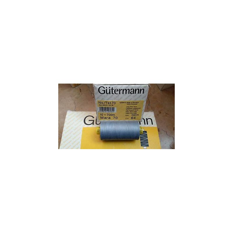 Spoletta filato Gutermann Tilolo No 70 MARA colore azzurro 64