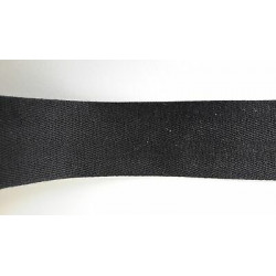 Metri 20 circa fettuccia passamaneria tessuto colore nero cm 4