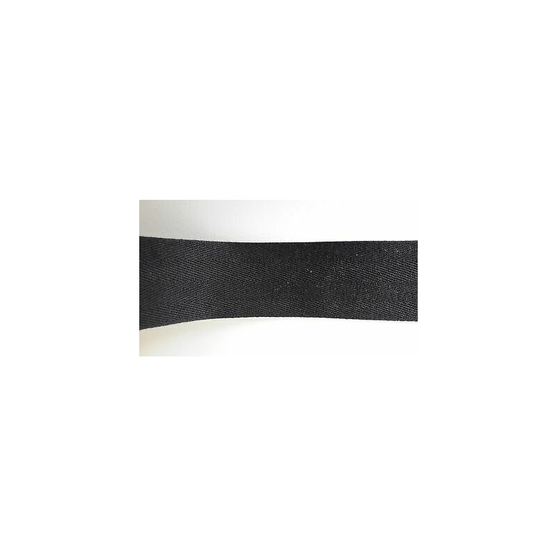 Metri 20 circa fettuccia passamaneria tessuto colore nero cm 4
