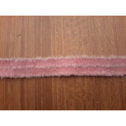 Metri 1 di Passamaneria tessuto rosa antico cm. 1,5