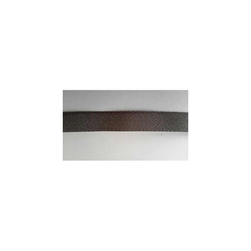Metri 5 circa fettuccia passamaneria tessuto spiga spina di pesce colore m