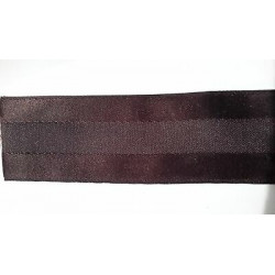 Metri 5 fettuccia passamaneria tessuto jacquard poliestere colore marrone 
