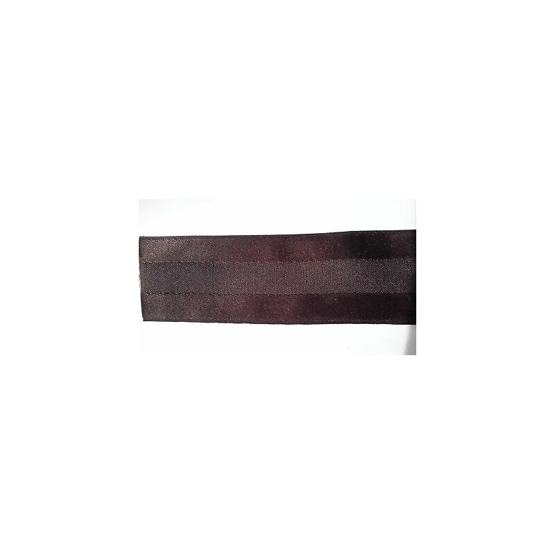 Metri 5 fettuccia passamaneria tessuto jacquard poliestere colore marrone 