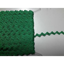 Mt 25 Passamaneria a serpentina colore verde alta mm 5 