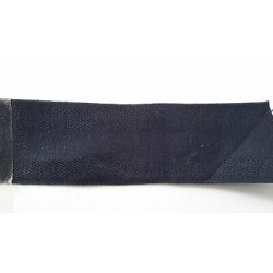 Metri 5 di Passamaneria in tessuto spiga cotone 100% blu alta cm. 3,5