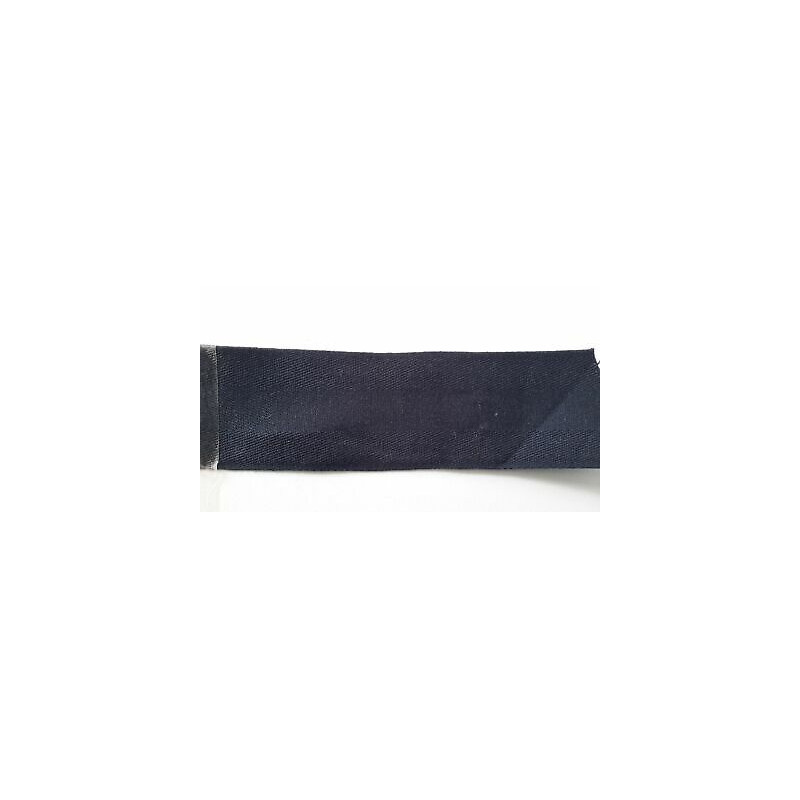 Metri 5 di Passamaneria in tessuto spiga cotone 100% blu alta cm. 3,5