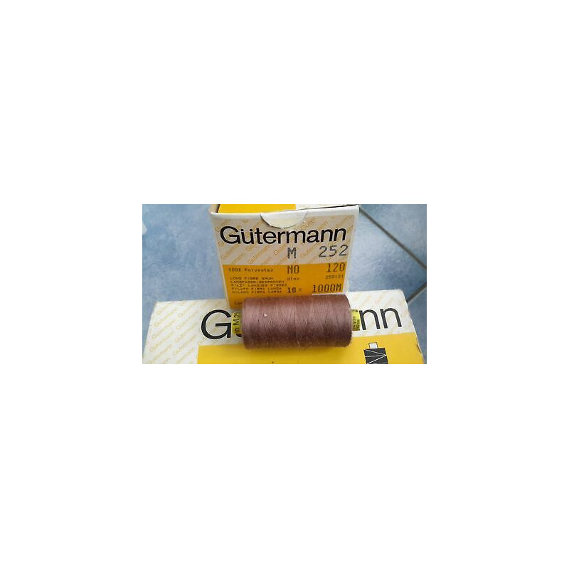 Spoletta filato Gutermann Tilolo No 120 M252 colore marroncino 216 in Supe