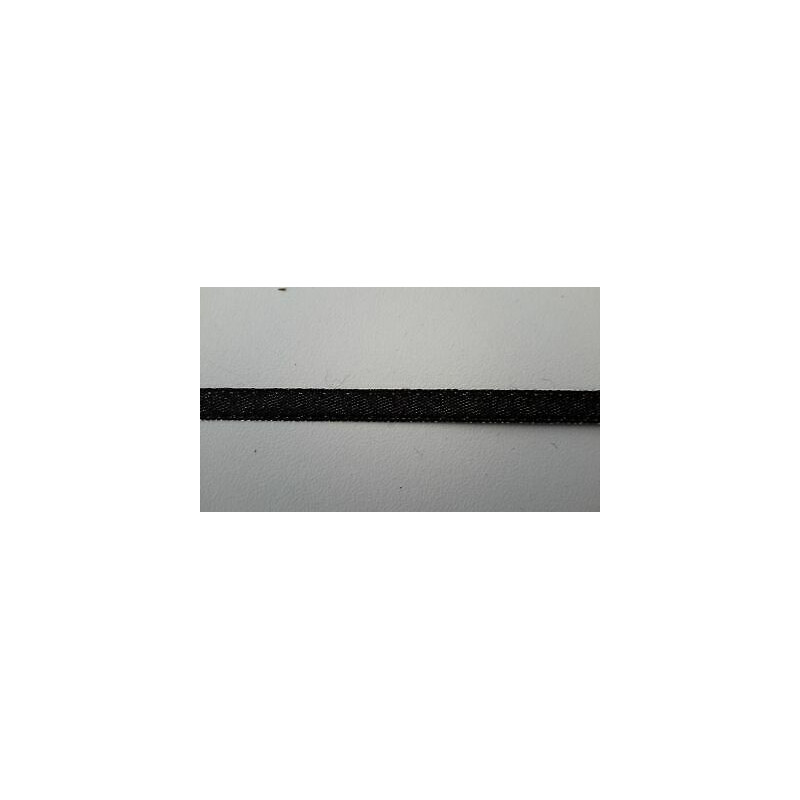 Metri 20 circa fettuccia passamaneria tessuto satin"opera" nero lamè oro m