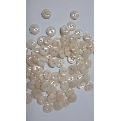 n 10 Bottoni rotondi in plastica colore rosa cm 1,1 a 2 fori