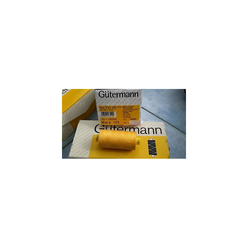 Spoletta filato Gutermann Tilolo No 120 Mara colore giallo 417 Super Offer