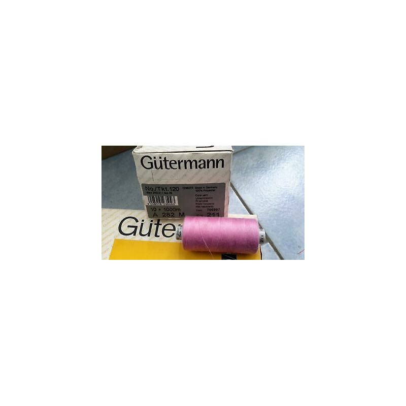 Spoletta filato Gutermann Tilolo No 120 A282 colore lilla 211 in Super Off