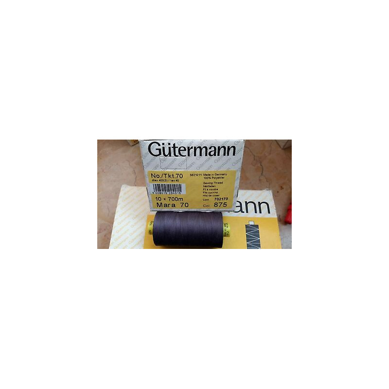 Spoletta filato Gutermann Tilolo No 70 MARA colore viola 875