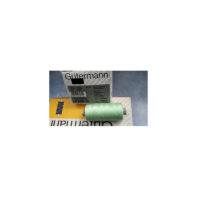 Spoletta filato Gutermann Tilolo No 120 A282 colore verdino 152 Super Offe