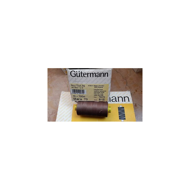 Spoletta filato Gutermann Tilolo No 70 MARA colore marroncino 815