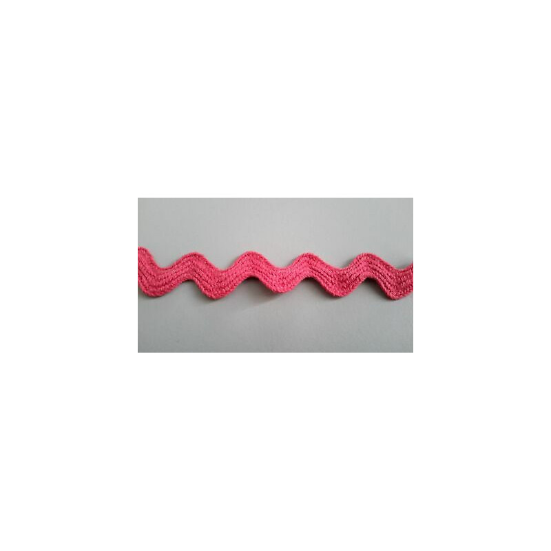 Mt 10 Passamaneria a serpentina colore fuxia alta mm 16 