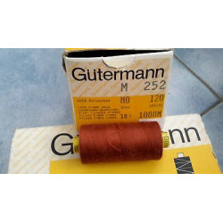 Spoletta filato Gutermann Tilolo No 120 M252 colore marrone 934 Super Offe