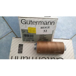 Scatola da 10 Spolette filato Gutermann Tilolo No 120 A282 colore beige 45