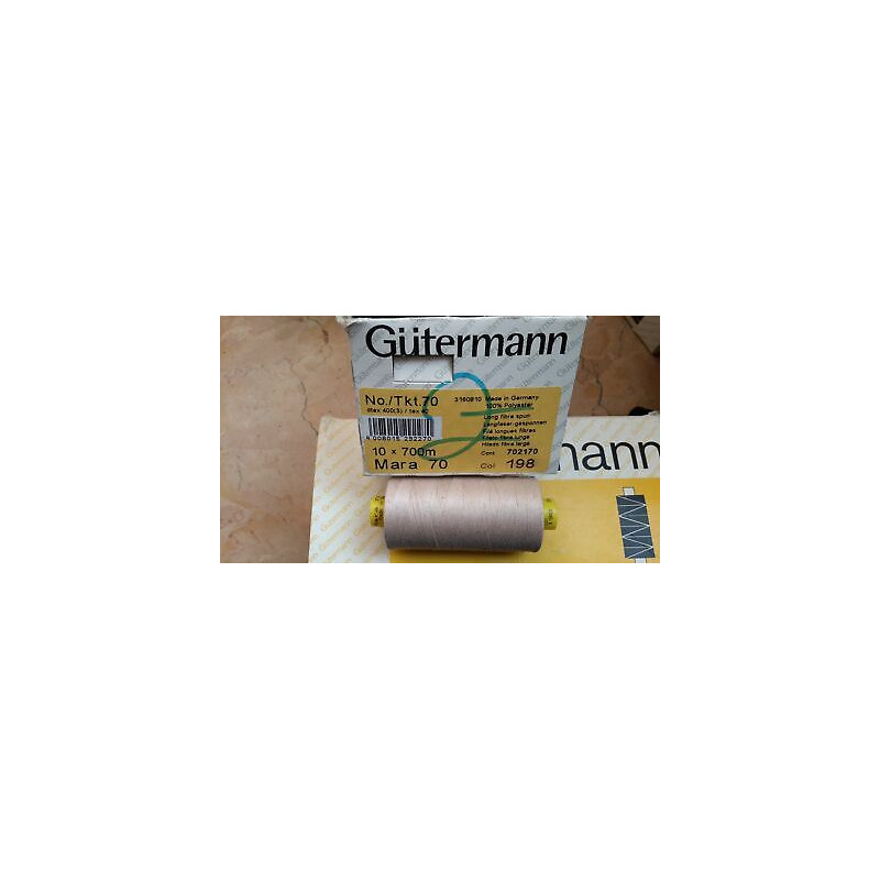 Spoletta filato Gutermann Tilolo No 70 MARA colore avorio 198