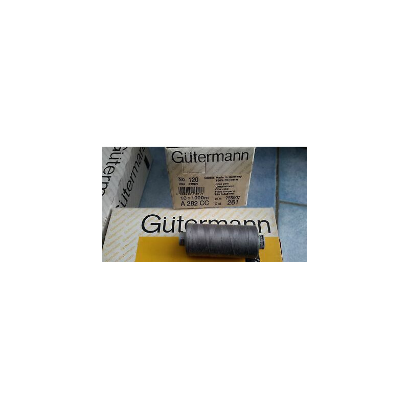 Spoletta filato Gutermann Tilolo No 120 A282 colore grigio 634 Super Offer