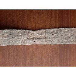 8920 ) Metri 1 di Passamaneria tessuto beige cm.2