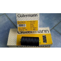 Scatola da 10 Spolette filato Gutermann Tilolo No 70 Mara colore blu 95