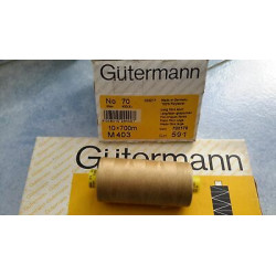 Scatola da 10 Spolette filato Gutermann Tilolo No 70 M403 colore ocra 591