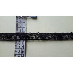 Mt. 10 Passamaneria in pizzo nero alta cm 1,5 circa