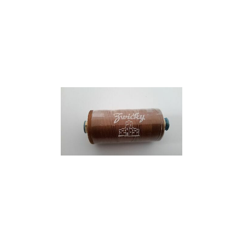 n. 1 Spoletta Filato seta UNIVERSAL ZWICKY N.60/3 mt 600 cad colore marro