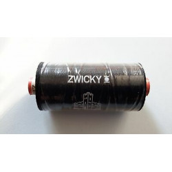 n. 1 Spoletta Filato seta UNIVERSAL ZWICKY N.30/3 mt 300 cad colore nero
