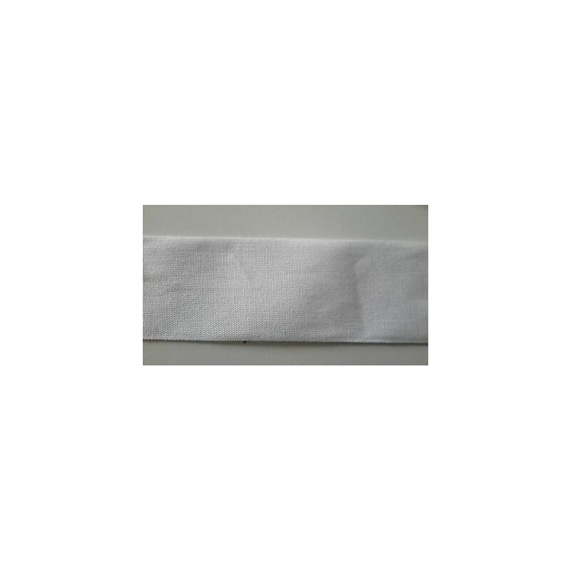 Metri 5 circa fettuccia passamaneria tessuto colore BIANCO cm 5
