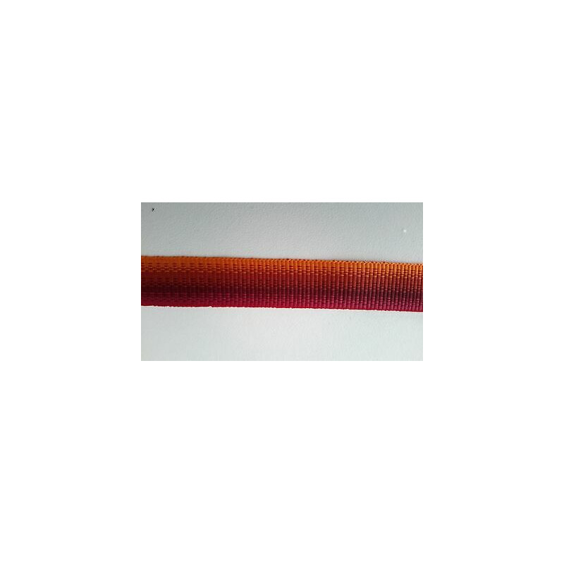 Metri 25 circa fettuccia passamaneria tessuto Gros grain arancio sfumato r