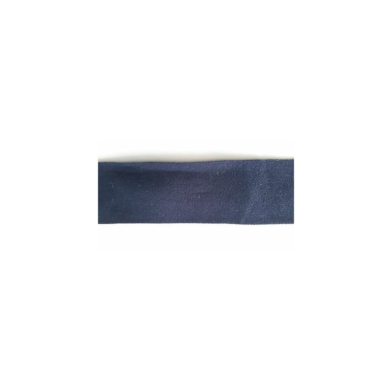 Metri 5 di Passamaneria in tessuto spiga cotone 100% blu alta cm. 4