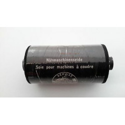 n. 1 Spoletta Filato seta UNIVERSAL ZWICKY N. 60/3 mt 600 cad colore nero