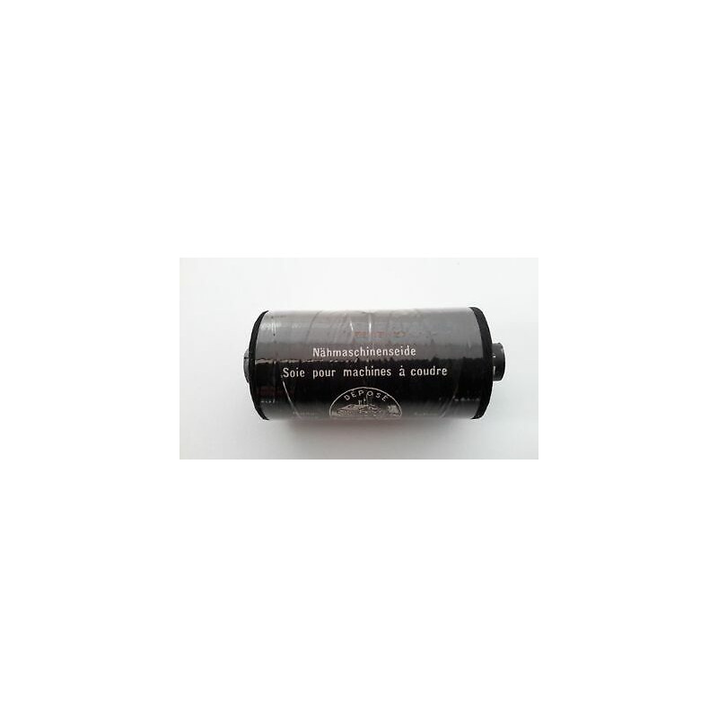 n. 1 Spoletta Filato seta UNIVERSAL ZWICKY N. 60/3 mt 600 cad colore nero