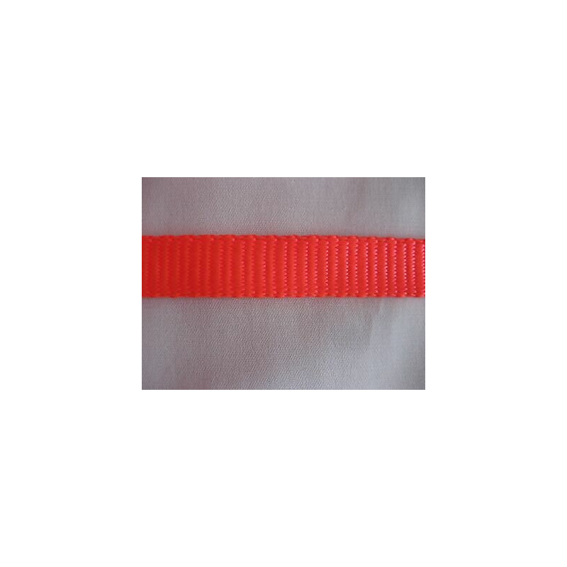 Metri 5 Nastro in nylon intrecciato bratella arancio fluo cm 1,5 zaini bor