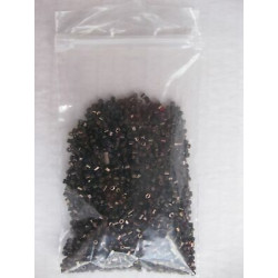 3530) 35 gr perline marrone...