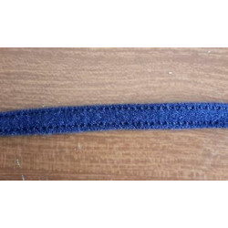 Metri 5 Nastro passamaneria tessuto sintetico panno blu cm 1 per bordatura