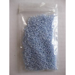 3546) 35 gr perline celeste...