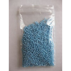 3541) 35 gr perline azzurro...