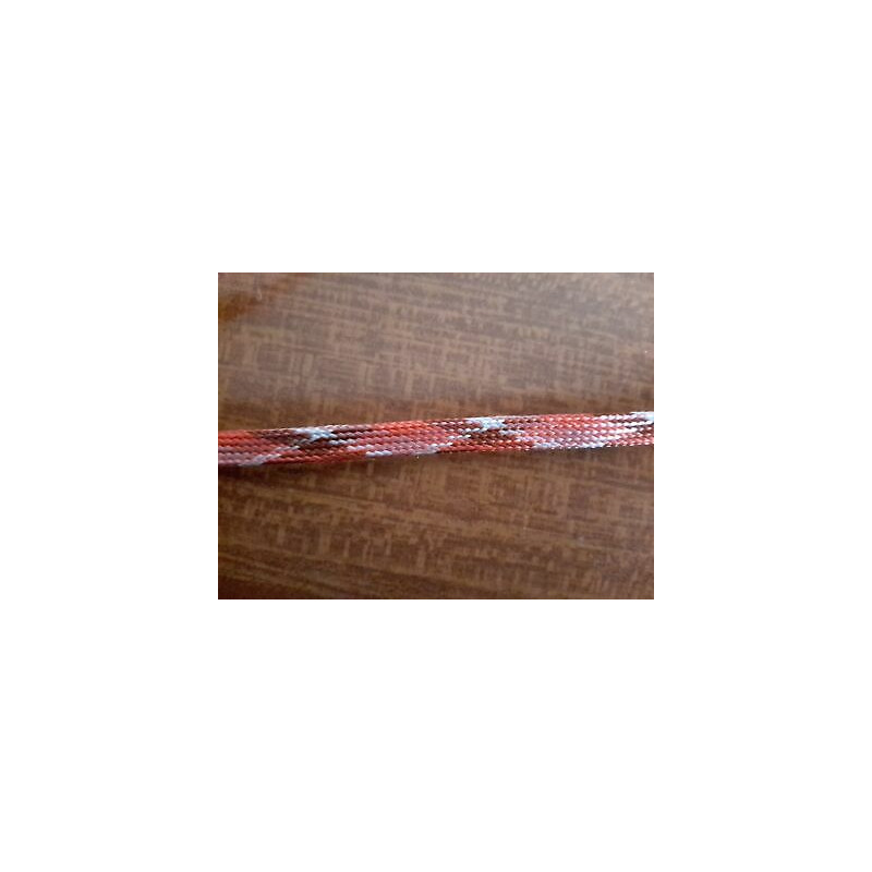 Metri 5 Nastro cordino piatto stringa mm 4 in tessuto multicolore