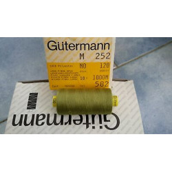 Scatola da 10 Spolette filato Gutermann Tilolo No 120 M252 colore verde 5